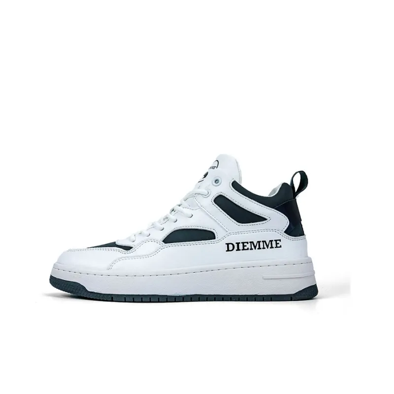 DIEMME Mid Top Skateboard Shoes Men's White-0