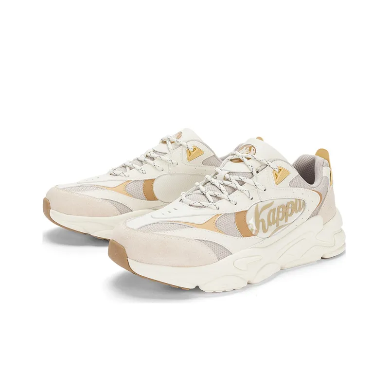 Kappa Low-Top Sports Casual Shoes Unisex White Gray-2