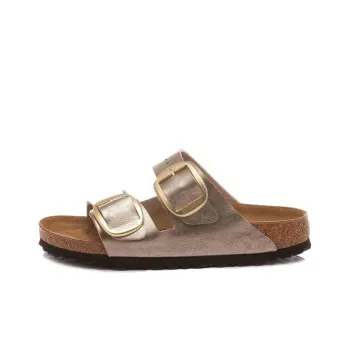 Birkenstock Metallic effect Flat Sandals Women's