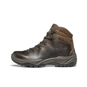 SCARPA Earth Terra Anti Slip Wear Resistant High Top Waterproof Shoes, Outdoor Shoes Women's Brown