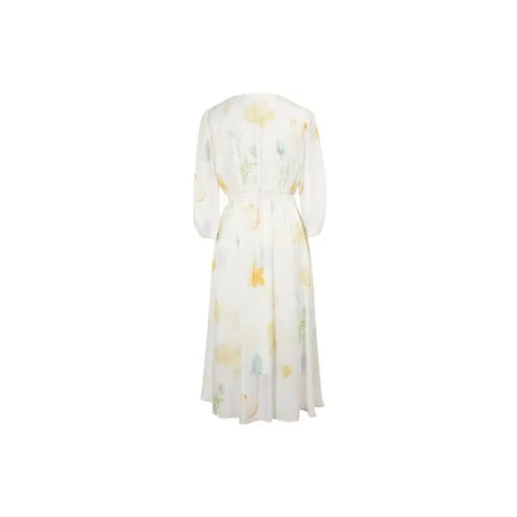 3COLOUR Long-Sleeved Dresses Women's Milk White-1