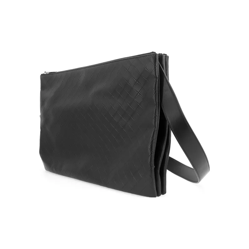 Bottega Veneta Leather Shoulder Bag Crossbody Bag Regular Men's Black-1