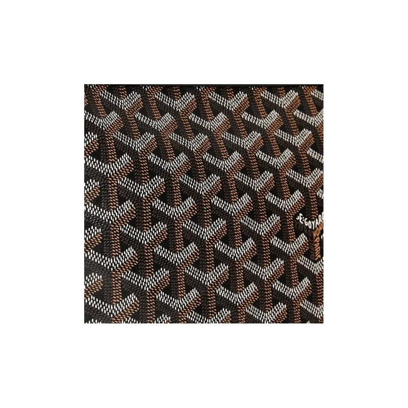 GOYARD Canvas With Calfskin Dog's Teeth Toiletry Bags Storage Bags Clutches Unisex Black-2