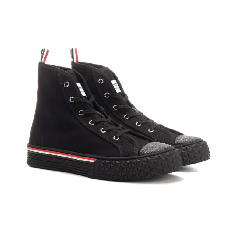 THOM BROWNE Rwb Striped Lace Up Sneakers-2