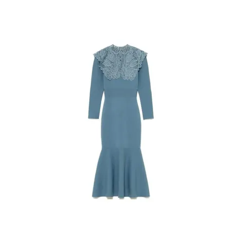 SNIDEL Long-Sleeved Dresses Women's Blue