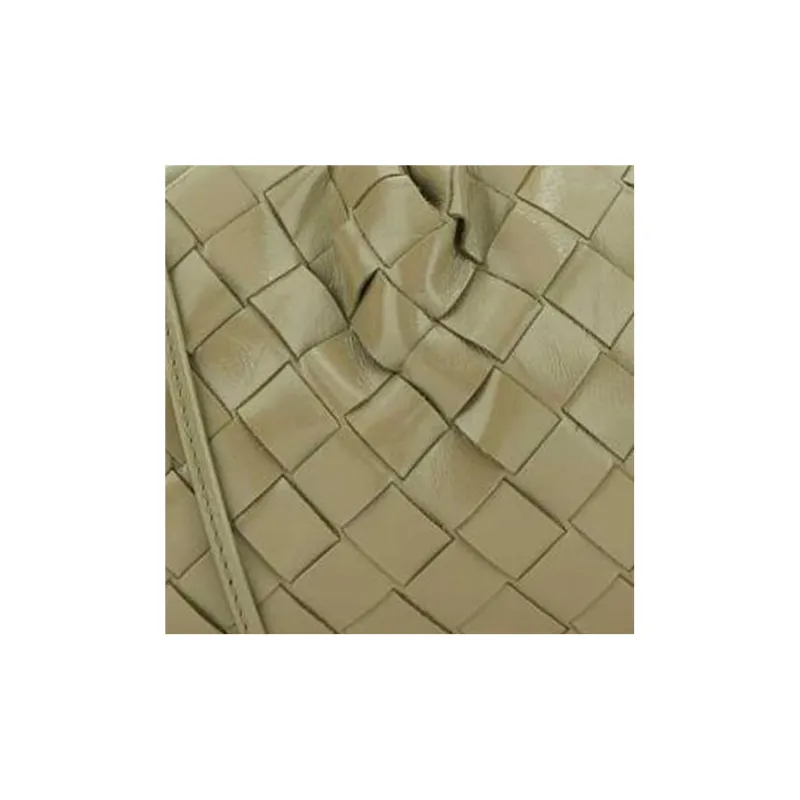 Bottega Veneta Intrecciato Calfskin Cloud Bag Clutch Mini Women's Green-2