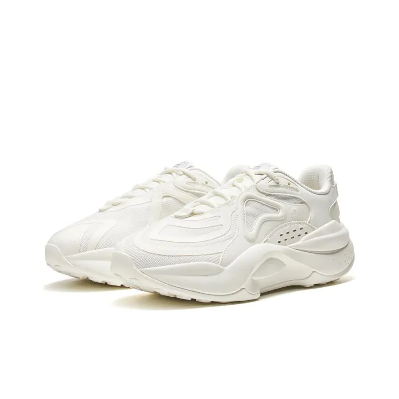 XTEP Star X Lightweight And Wear resistant Low Top Sports Casual Shoes Men's White-2