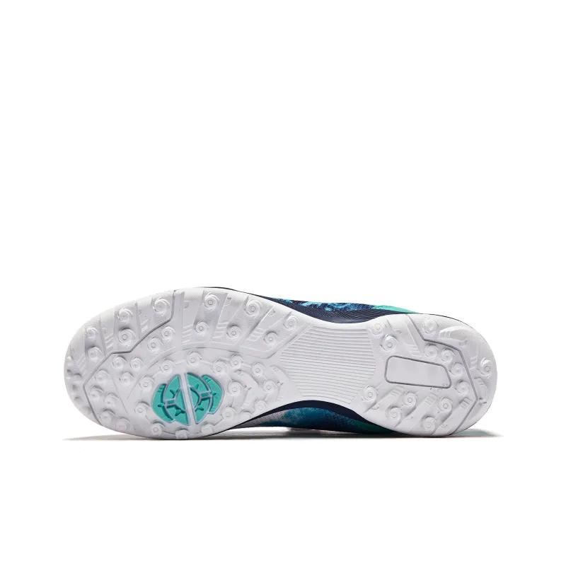 QIAODAN Abrasion Resistant Slip Resistant Low Top Sports Casual Shoes Teenagers White Blue-4