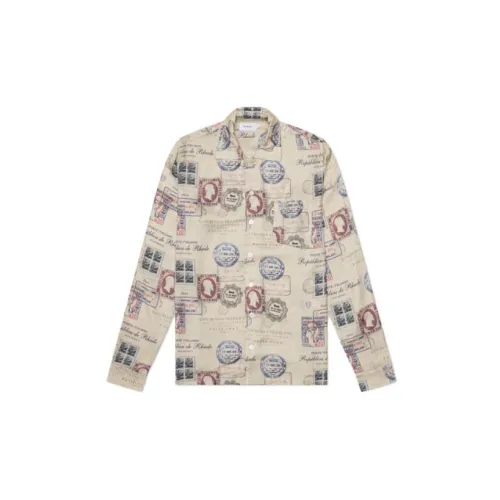 RHUDE Passport Stamp Print Shirt