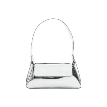 ZARA PU Shoulder Bag, Handbag, Shoulder Bag Mini Women's Silver