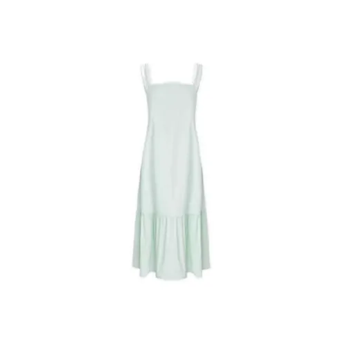 URBAN REVIVO Slip Dresses Women's Aqua Green