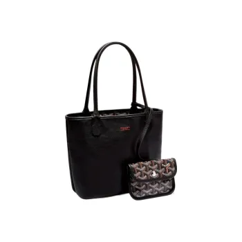 GOYARD Anjou Canvas With Leather Combo Bag Totes Shopping Bag Shoulder Bags Handbags Mini Women's 11 Colors