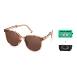 MK247YJ-002 Transparent Tea Brown Frame with Tea Brown Lens (Gift Box Set)
