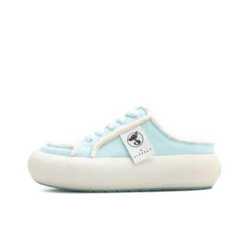 Jifffly Skateboard Shoes Unisex Low-Top Pale Blue