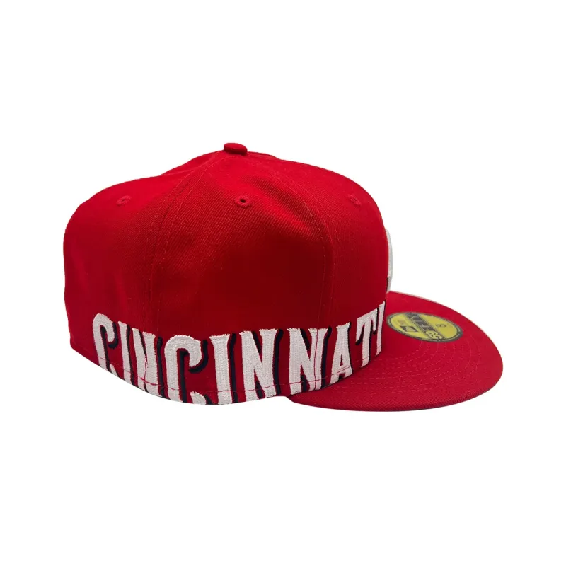New Era Retro On Field Cincinnati S Home 59Fifty Fitted Hat-3
