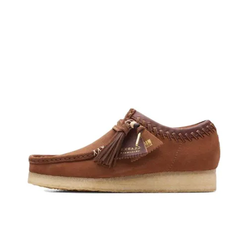 Clarks Originals Wallabee Dark Tan Combination