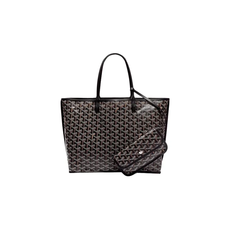 GOYARD Anjou Canvas With Leather Tote Shopping Bag Shoulder Bags Handbags Small Size Unisex 11 Colors-1