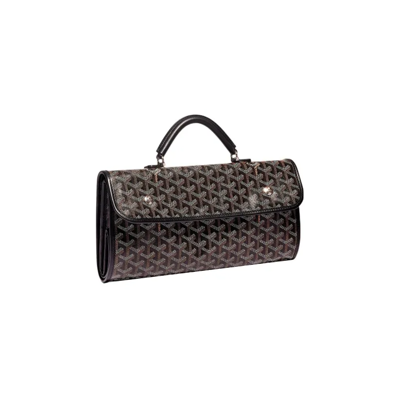 GOYARD Canvas With Calfskin Handbag Backpack Medium Size Unisex 11 Colors-4