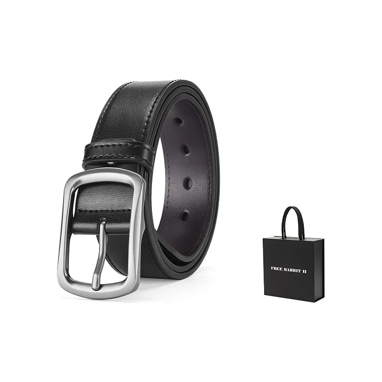 FREE RABBITⅡ Sun Style Buckle Belt For Young And Middle Aged Businessmen Casual Pants With Belt Width  3.8cm Unisex-4