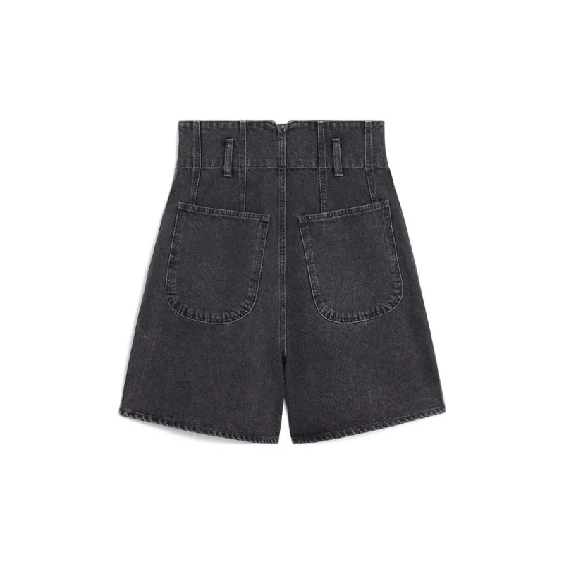 CELINE Denim Shorts Women's Black-1