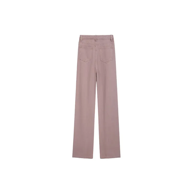 UF9193 Jeans Women's Pink-1