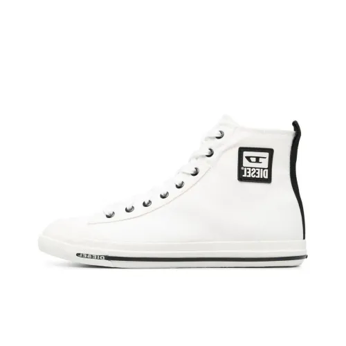 DIESEL Skateboard Shoes Women's High-Top White