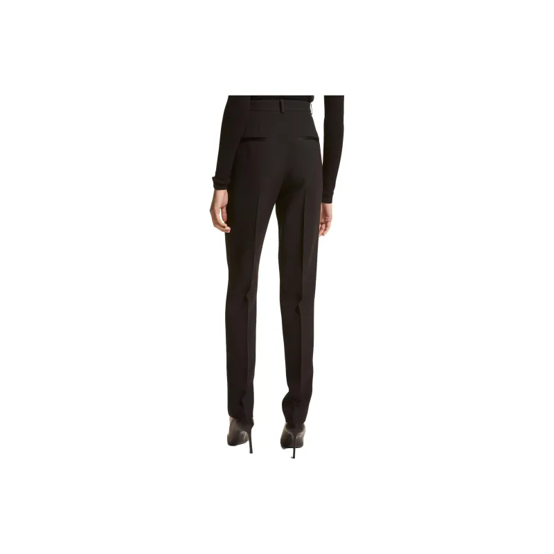 MICHAEL KORS Samantha Double Crepe Sablé High Waisted Pants-1