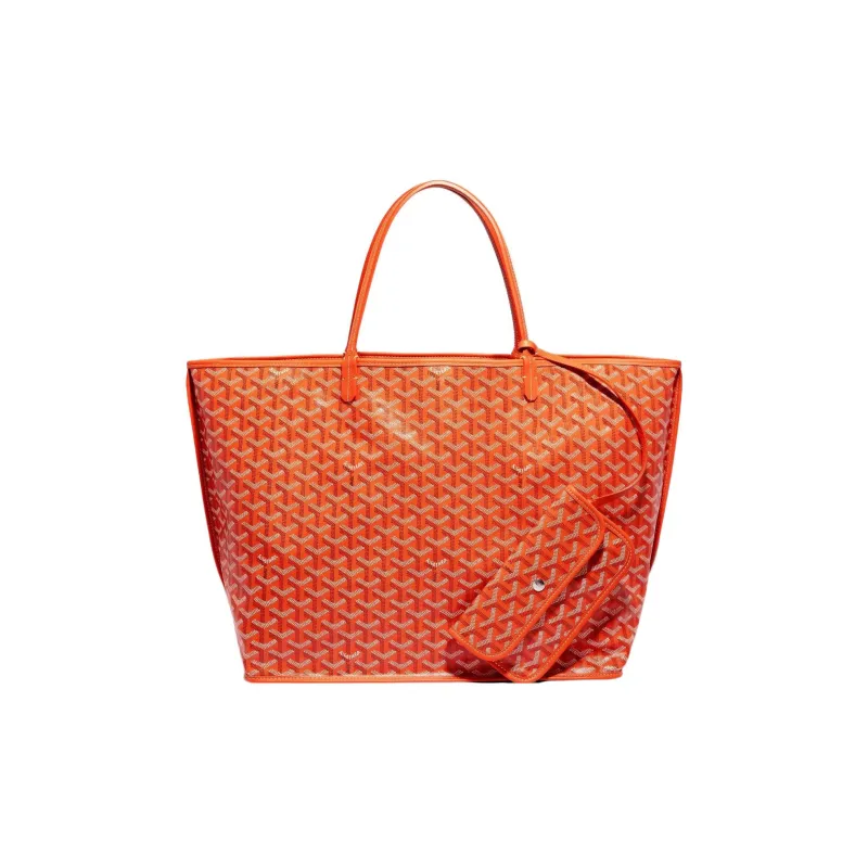 GOYARD Anjou Canvas With Leather Tote Shopping Bag Shoulder Bags Handbags Large Size Unisex 11 Colors-22