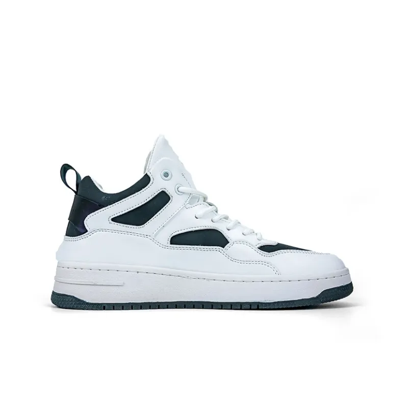 DIEMME Mid Top Skateboard Shoes Men's White-1