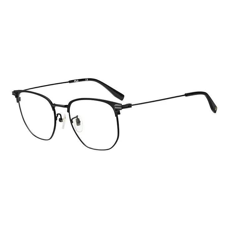 FILA Alloy Irregular Shape Eyeglass Frames Unisex Black Frame-8