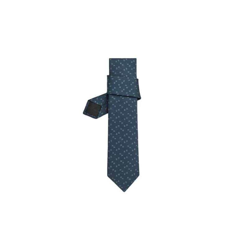 HERMES Ties Men Blue-0