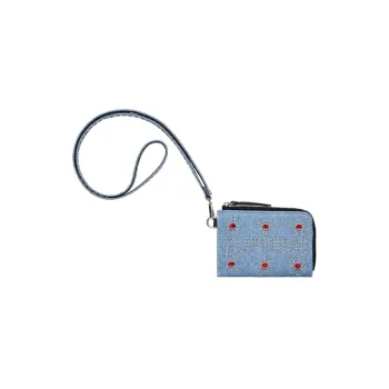 Supreme Cow Leather Wallet Regular Unisex Denim Blue