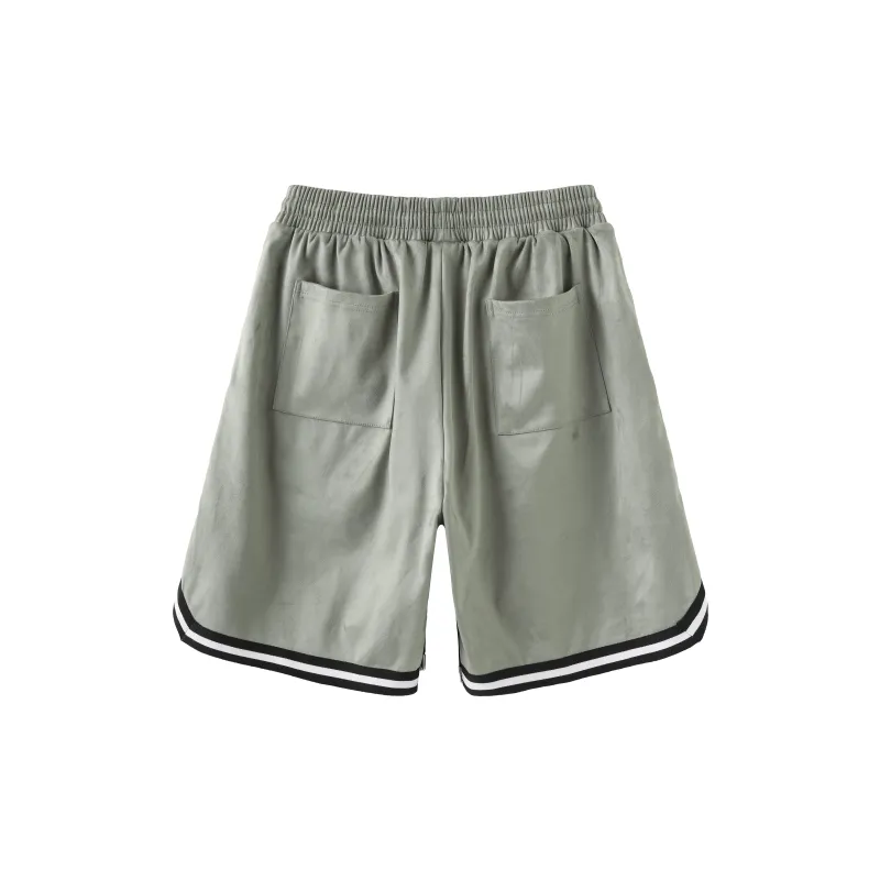 UNKNOWTAL Basketball Shorts Unisex Gray Green-1