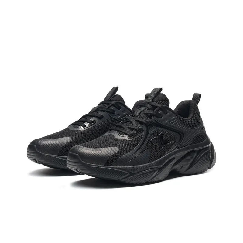 XTEP Cushioning Anti-Slip Wear-Resistant Breathability Low-Top Running Shoes Women's Black-2