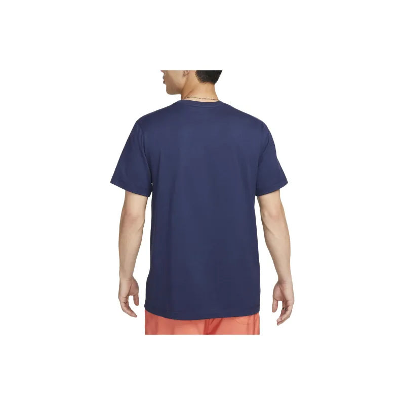 Nike T Shirts Men Marine Blue-1
