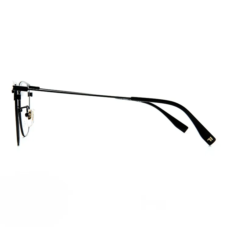 FILA Alloy Irregular Shape Eyeglass Frames Unisex Black Frame-9
