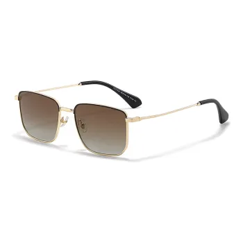 Sagawa Alloy Square Sunglasses Unisex Multicolor
