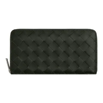 Bottega Veneta Intrecciato Zip Around Wallet
