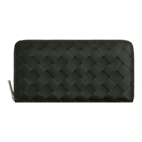 Bottega Veneta Intrecciato Zip Around Wallet