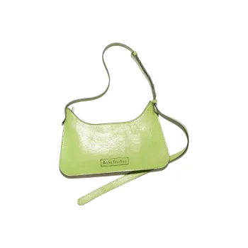 Acne Studios Cow Leather Handbag, Shoulder Bag Women's Green