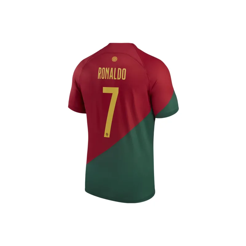 Nike Portugal National Team 2022/23 Stadium Home Cristiano Ronaldo Men's Nike Dri FIT Soccer Jersey-1
