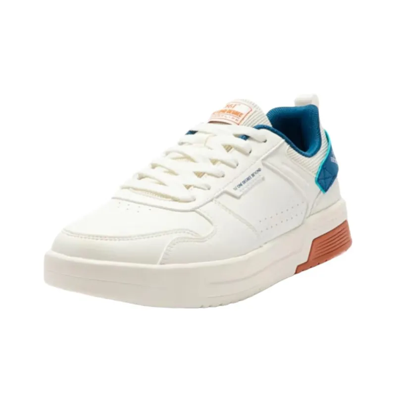 361° Aurora Anti Slip Wear Resistant Low Top Skateboard Shoes Men's Blue White-1