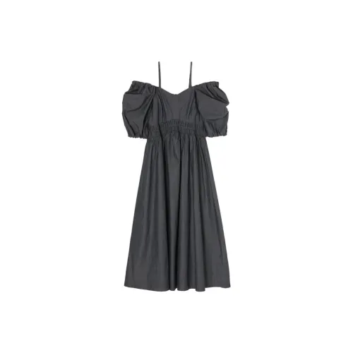 MOUSSY Short-Sleeved Dresses Women's Black