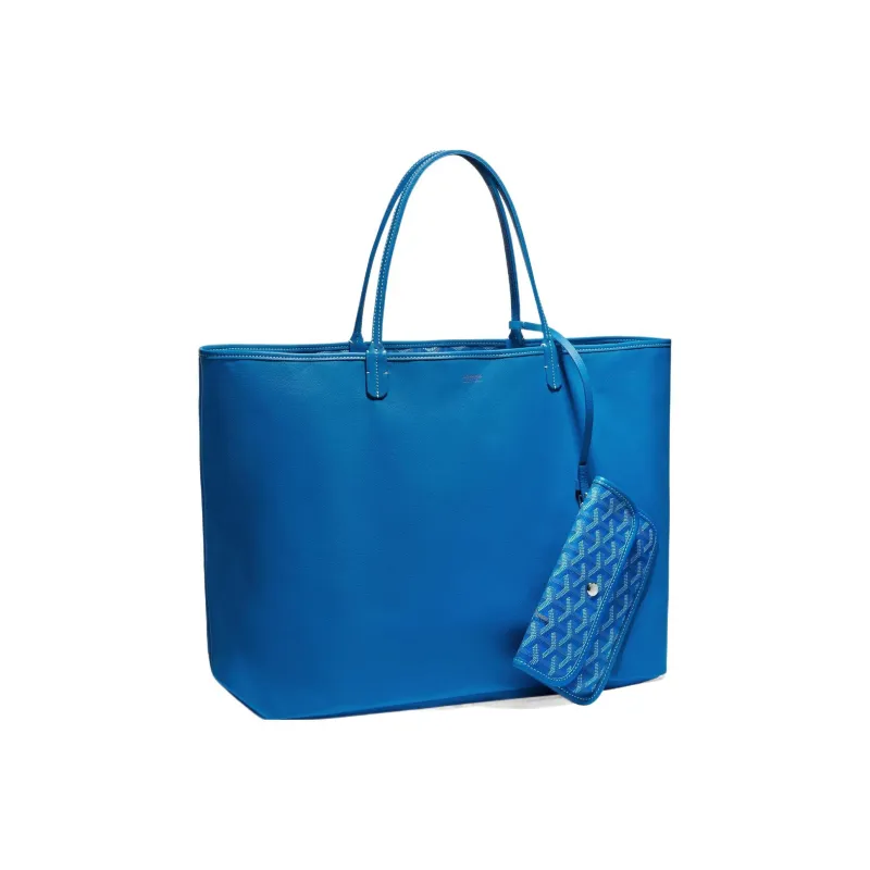 GOYARD Anjou Canvas With Leather Tote Shopping Bag Shoulder Bags Handbags Large Size Unisex 11 Colors-42