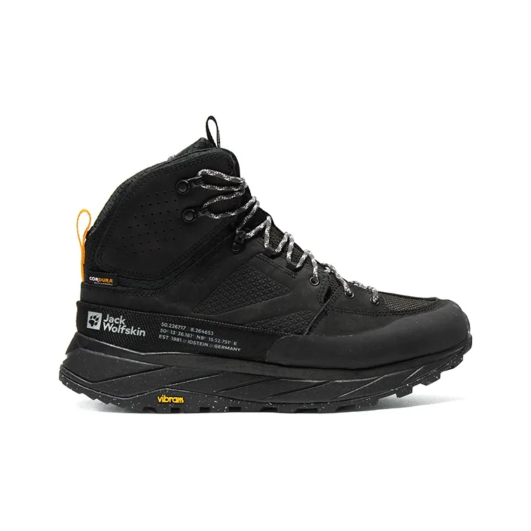 Jack Wolfskin Cushioned Wear-Resistant Breathable High-Top Outdoor Shoes Men's-1