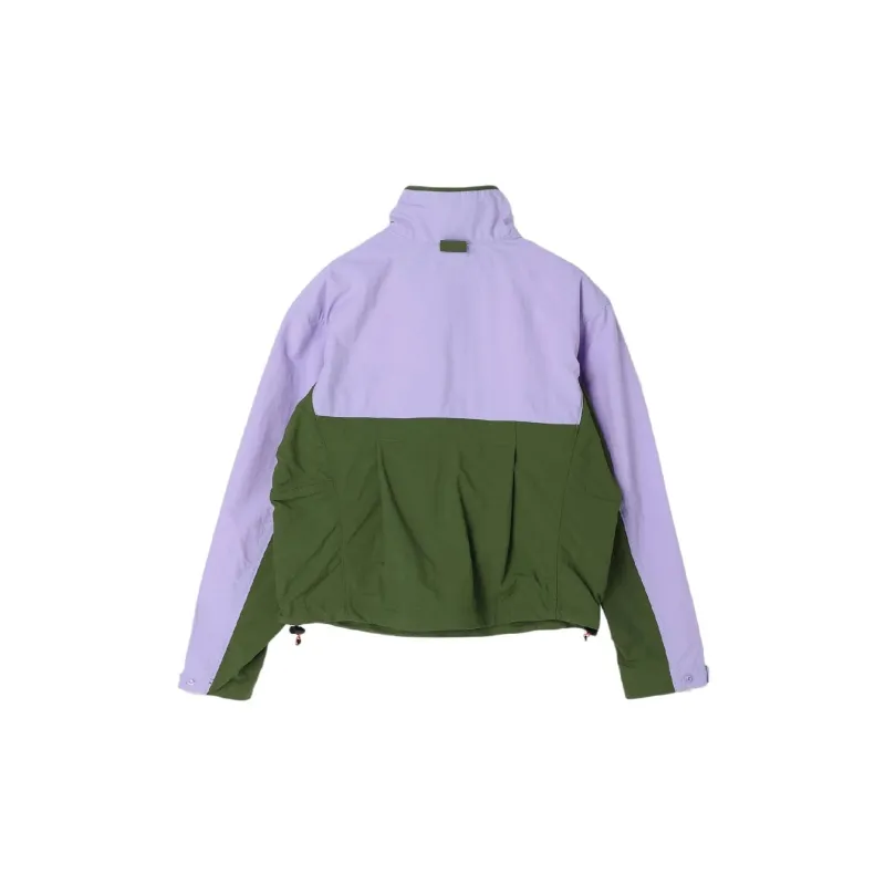 Columbia Jackets Women's Purple Green Patchwork-1
