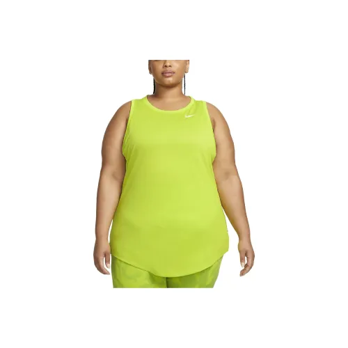 Nike Tank Tops Women's Green Yellow