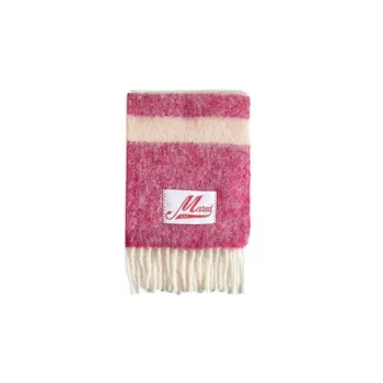MARNI Striped Fringed Scarf