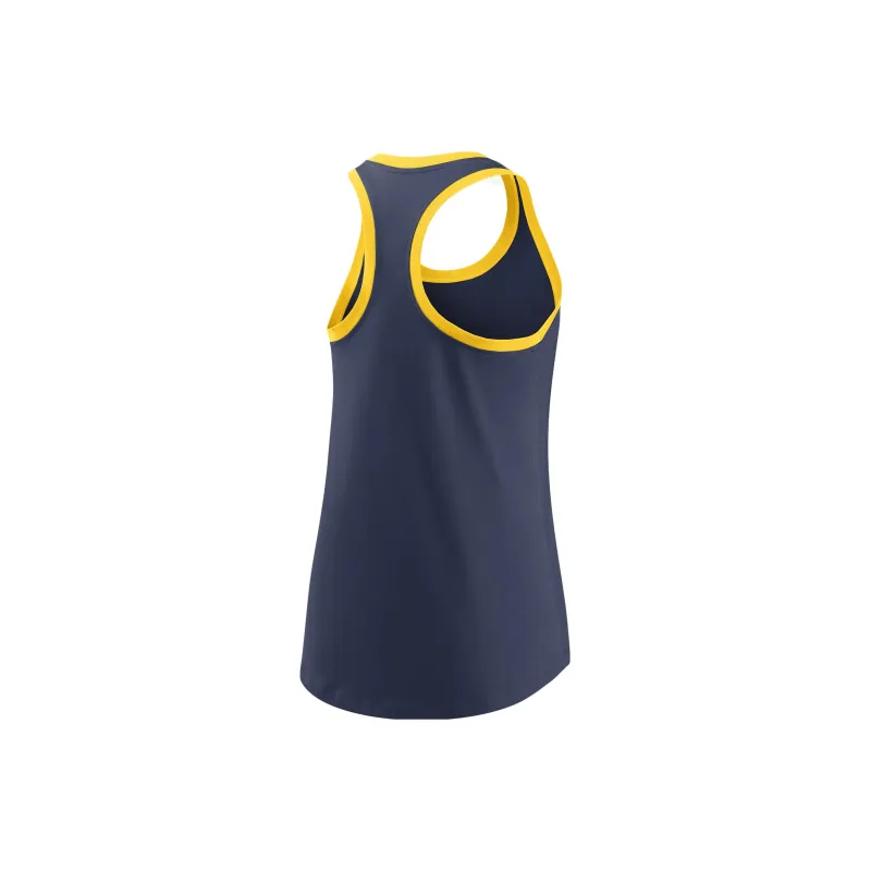 Nike West Virginia Primetime Shadow Women's Nike College Racerback Tank Top-1