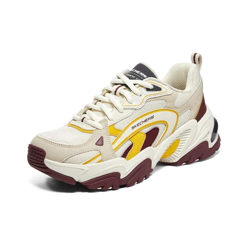 Skechers Stamina V2 'Beige Burgundy' Women's-2